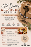 Griffith  -5th December 11:30 am  - Hat and Bag Burning workshop
