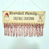 Christmas Candy Cane Countdown