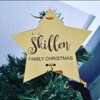 Personalised Star Tree Topper